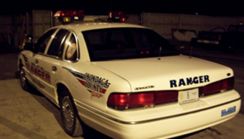 Ford Crown Victoria White Back